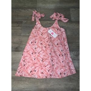 Flamingo tank dress